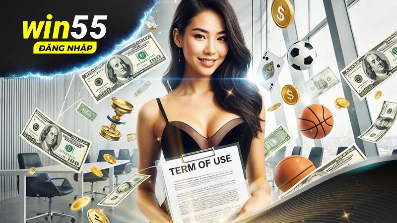 Xử lý vi phạm điều khoản sử dụng tại Win55